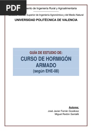 Curso de Hormigón Armado Según EHE-08