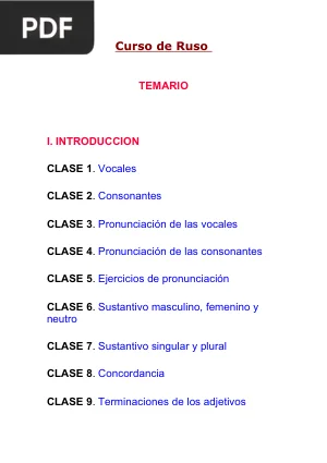 Curso de Ruso en 42 Lecciones
