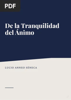 De la Tranquilidad del Ánimo
