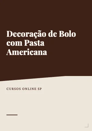 Decoração de Bolo com Pasta Americana
