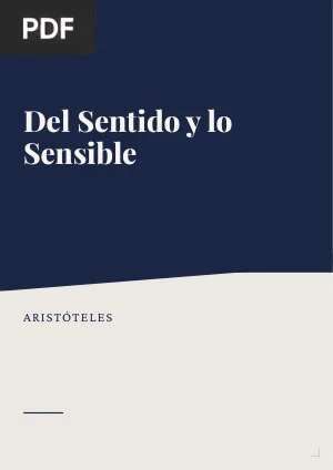 Del Sentido y lo Sensible
