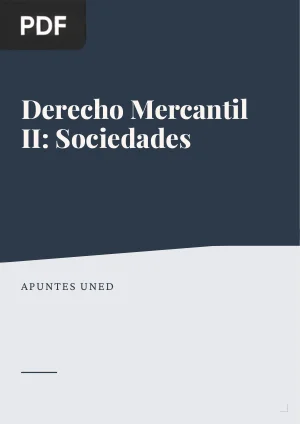 Derecho Mercantil II: Sociedades