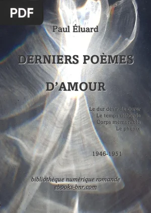 Derniers poèmes d'amour