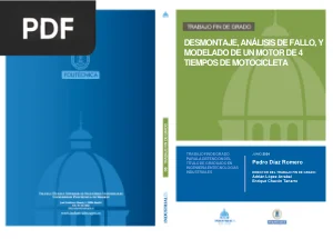 Desmontaje, análisis de fallo y modelado de un motor de 4T de motocicleta