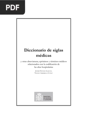 Diccionario de siglas médicas