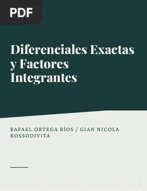 Diferenciales Exactas y Factores Integrantes
