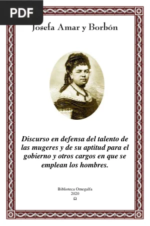Discurso en defensa del talento de las mujeres