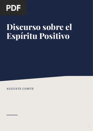 Discurso sobre el Espíritu Positivo