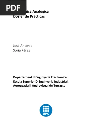 Dosier de Prácticas de Electrónica Analógica