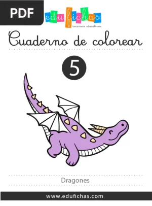 Dragones. Cuaderno para Colorear