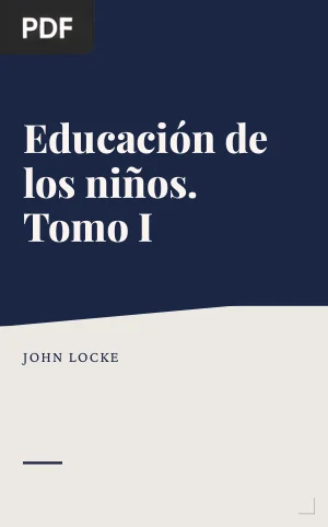 Educación de los niños. Tomo I