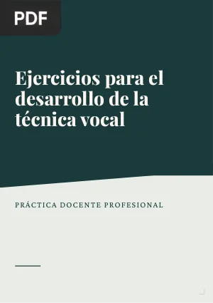 Ejercicios para el desarrollo de la técnica vocal