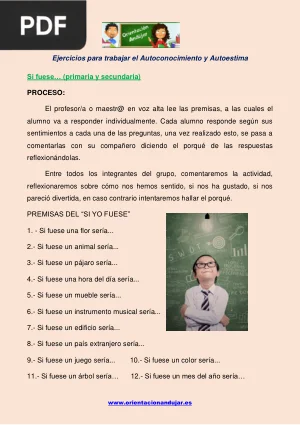 Ejercicios para trabajar el autoconocimiento y autoestima