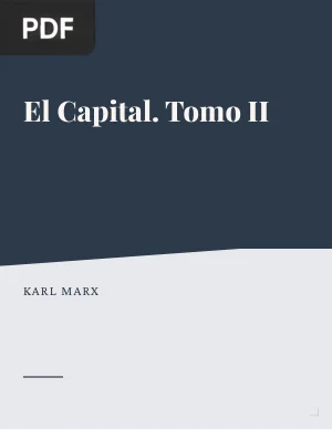 El Capital. Tomo II