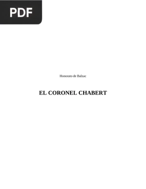 El Coronel Chabert