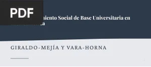 El Emprendimiento Social de Base Universitaria en Latinoamérica