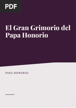 El Gran Grimorio del Papa Honorio