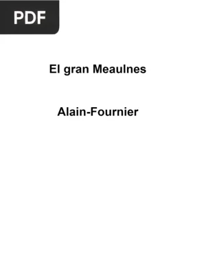 El gran Meaulnes