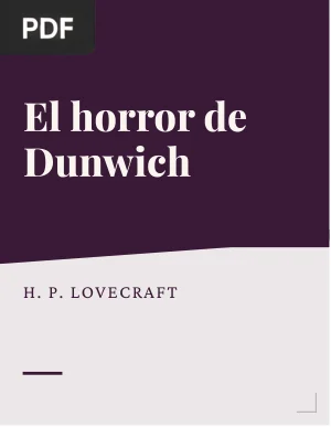 El horror de Dunwich