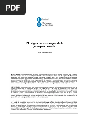 El origen de los rangos de la jerarquía celestial