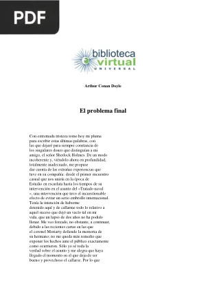 El Problema Final