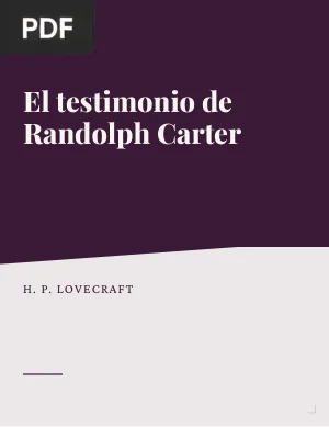El testimonio de Randolph Carter
