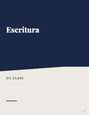 Escritura