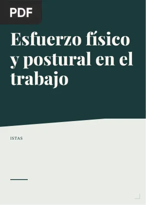 Esfuerzo físico y postural en el trabajo