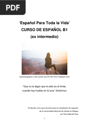 Español Para Toda la Vida - Curso B1
