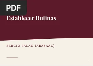 Establecer Rutinas