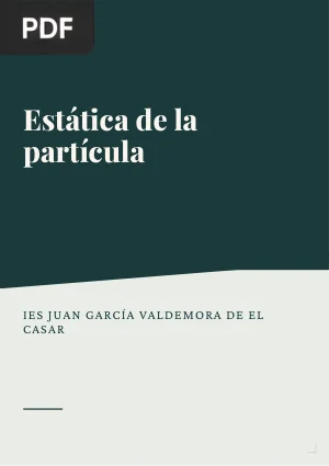 Estática de la partícula
