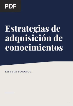 Estrategias de adquisición de conocimientos