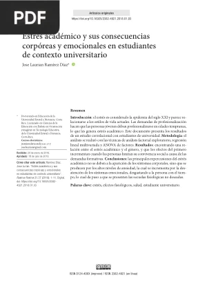 Estrés académico y sus consecuencias corpóreas y emocionales en estudiantes universitarios