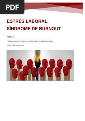 Estrés Laboral. Síndrome de Burnout