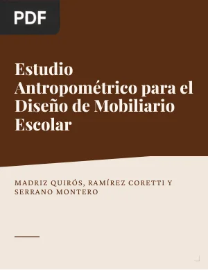 Estudio Antropométrico para el Diseño de Mobiliario Escolar