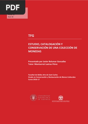 Estudio, catalogación y conservación de una colección de monedas