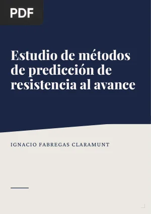Estudio de métodos de predicción de resistencia al avance