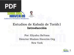 Estudios de Kabalá de Toráh