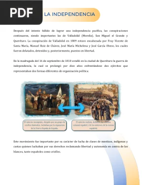 Etapas de la Independencia