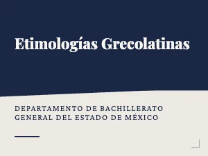 Etimologías Grecolatinas