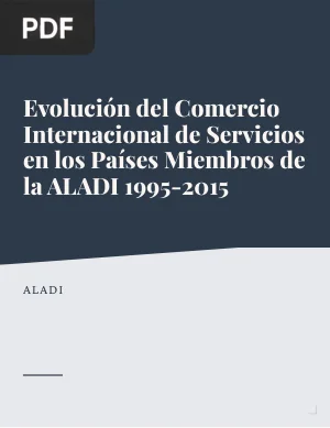Evolución del comercio internacional de servicios en los países miembros de la ALADI período 1995-2015