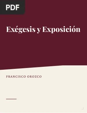 Exégesis y Exposición