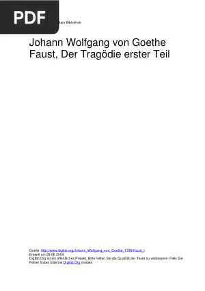 Faust - Der Tragödie erster Teil (Fausto)