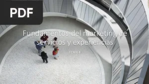 Fundamentos del marketing de servicios y experiencias