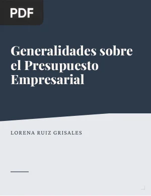 Generalidades sobre el Presupuesto Empresarial