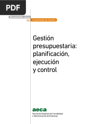 Gestión presupuestaria: planificación, ejecución y control