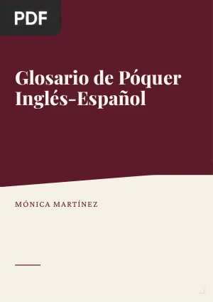 Glosario de póquer inglés-español