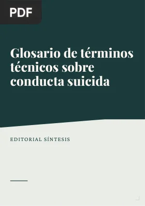 Glosario de términos técnicos sobre conducta suicida
