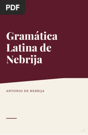 Gramática Latina de Nebrija