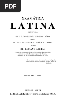 Gramática Latina